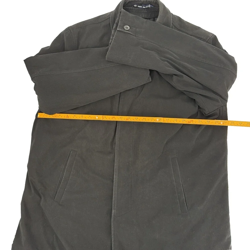 Ralph Lauren Trench Coat Mens Removable Wool/Poly Liner RN 21510 Brown Large